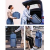 image:imageBAGSMART 2 Piece Luggage 20 Inch Carry On Suitcase with Spinner Wheels Polycarbonate Material BlueNavy Blue