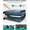 image:imageBAGSMART 2 Piece Luggage 20 Inch Carry On Suitcase with Spinner Wheels Polycarbonate Material BlueRoyal Blue