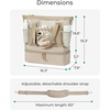 image:imageBAGSMART Beach Bag for Women Mesh Tote Bags with Zipper Sandproof Vacation Essentials with Cooler for Swim Cruise PoolPurple