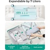 image:imageBAGSMART Carry On Luggage 22x14x9 Airline Approved with Spinner Wheels100 PC Hardside Expandable Luggage with TSA Lock for Trips 20 Inch Rolling Suitcases for Men WomenBeigeMint Green