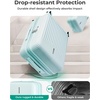 image:imageBAGSMART Carry On Luggage 22x14x9 Airline Approved with Spinner Wheels100 PC Hardside Expandable Luggage with TSA Lock for Trips 20 Inch Rolling Suitcases for Men WomenBeigeMint Green