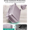 image:imageBAGSMART Carry On Luggage 22x14x9 Airline Approved with Spinner Wheels100 PC Hardside Expandable Luggage with TSA Lock for Trips 20 Inch Rolling Suitcases for Men WomenBeigePurple