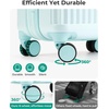 image:imageBAGSMART Carry On Luggage 22x14x9 Airline Approved with Spinner Wheels100 PC Hardside Expandable Luggage with TSA Lock for Trips 20 Inch Rolling Suitcases for Men WomenBeigeMint Green