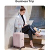 image:imageBAGSMART Carry On Luggage 22x14x9 Airline Approved with Spinner Wheels100 PC Hardside Expandable Luggage with TSA Lock for Trips 20 Inch Rolling Suitcases for Men WomenBeigePink
