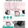 image:imageBAGSMART Carry On Luggage 22x14x9 Airline Approved with Spinner Wheels100 PC Hardside Expandable Luggage with TSA Lock for Trips 20 Inch Rolling Suitcases for Men WomenBeigePink