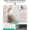 image:imageBAGSMART Carry On Luggage 22x14x9 Airline Approved with Spinner Wheels100 PC Hardside Expandable Luggage with TSA Lock for Trips 20 Inch Rolling Suitcases for Men WomenBeigeBeige