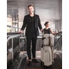 image:imageBAGSMART CarryOn Luggage Airline Approved 20 inch Expandable Suitcase with Duffel bag Softside Lightweight Suitcases with Spinner Wheels GrayCamel
