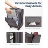 image:imageBAGSMART CarryOn Luggage Airline Approved 20 inch Expandable Suitcase with Duffel bag Softside Lightweight Suitcases with Spinner Wheels GrayGray
