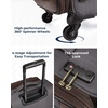 image:imageBAGSMART CarryOn Luggage Airline Approved 20 inch Expandable Suitcase with Duffel bag Softside Lightweight Suitcases with Spinner Wheels GrayGray