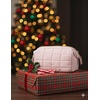 image:imageBAGSMART Makeup Bag Travel Toiletry Bag Puffy Padded Make Up Bags for Women Makeup Organizer Case Wideopen Pouch Purse Travel Essentials Toiletries Accessories Brushes Apricot Pink01Sakura Pink