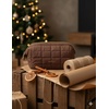 image:imageBAGSMART Makeup Bag Travel Toiletry Bag Puffy Padded Make Up Bags for Women Makeup Organizer Case Wideopen Pouch Purse Travel Essentials Toiletries Accessories Brushes Apricot Pink12Chocolate