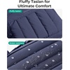 image:imageBAGSMART Small Underseat Carry on Luggage with Wheels 16 inch Small Under Seat Luggage Lightweight Travel Suitcase for Women Mist PurpleBlue
