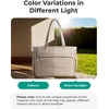 image:imageBAGSMART Yoga Tote Bag for Women with Knotted Handle Lightweight Pilates Bag with Yoga Mat Holder Gym Bag for Work TravelCream