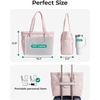 image:imageBAGSMART Yoga Tote Bag for Women with Knotted Handle Lightweight Pilates Bag with Yoga Mat Holder Gym Bag for Work TravelOlive Green