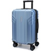 image:imageBAGSMART 2 Piece Luggage 20 Inch Carry On Suitcase with Spinner Wheels Polycarbonate Material BlueBlue