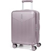 image:imageBAGSMART Carry On Luggage 22x14x9 Airline Approved with Spinner Wheels100 PC Hardside Expandable Luggage with TSA Lock for Trips 20 Inch Rolling Suitcases for Men WomenBeigePurple