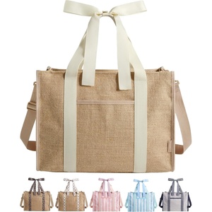 image:imageBAGSMART Custom DIY Beach Tote Bag for Women wMarkers Personalized Gift  Large Beach Tote Secure Top Zipper Waterproof Coated Heavy Duty Carryall AllinOne DIY Kit HandsFree CrossbodyKhaki Brown
