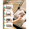 image:imageBAGSMART Foldable Crossbody Bags for Women Small Travel Purses  24L mini for daily travel campus waterresistant sling bag cute travel purse classic shoulder bagCamel