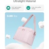 image:imageBAGSMART Lunch Box for Women Insulated Lunch Bag Leakproof Cute Adult Lightweight Quilted Reusable Cooler for Office Work Picnic Travel Lunch Tote with Adjustable Shoulder Strap Coffee BrownCherry