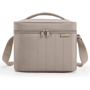 image:imageBAGSMART Lunch Box for Women Insulated Lunch Bag Leakproof Cute Adult Lightweight Quilted Reusable Cooler for Office Work Picnic Travel Lunch Tote with Adjustable Shoulder Strap Coffee BrownCamel