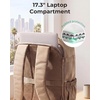 image:imageBAGSMART 35L Travel Backpack for Women amp Men Fits 17Inch Laptop Airline Approved Carry On Backpack with Wet Pocket amp Shoe Pouch WaterResistant Personal Item Travel Bag BlackOlive Green