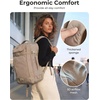 image:imageBAGSMART 35L Travel Backpack for Women amp Men Fits 17Inch Laptop Airline Approved Carry On Backpack with Wet Pocket amp Shoe Pouch WaterResistant Personal Item Travel Bag BlackOlive Green