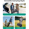 image:imageBAGSMART 83L Foldable Travel Bag Large Duffle Bag for Travel Weekender Duffel Luggage Bag for Sport College Camping Water Resistant BrownDark Gray
