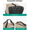 image:imageBAGSMART 83L Foldable Travel Bag Large Duffle Bag for Travel Weekender Duffel Luggage Bag for Sport College Camping Water Resistant BrownNavy Blue
