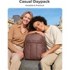 image:imageBAGSMART Backpack for Women Travel Backpack with Large Side Pocket 156 Inch Work College Backpack Purse Waterproof Business Teacher Laptop Bag Camel156 Ingreen