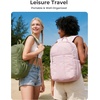 image:imageBAGSMART Backpack for Women Travel Backpack with Large Side Pocket 156 Inch Work College Backpack Purse Waterproof Business Teacher Laptop Bag Camel156 Inpink