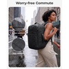 image:imageBAGSMART Backpack for Women Travel Backpack with Large Side Pocket 156 Inch Work College Backpack Purse Waterproof Business Teacher Laptop Bag Camel173 Ingreen
