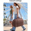 image:imageBAGSMART Backpack for Women Travel Backpack with Large Side Pocket 156 Inch Work College Backpack Purse Waterproof Business Teacher Laptop Bag Camel173 Inchocolate