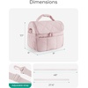 image:imageBAGSMART Insulated Lunch Bags for Women Cute Quilted Lunch Box Lightweight Puffy Padded Waterproof Lunch Tote Reusable Lunch Cooler for Work Picnic Travel BlackberryBlackberry