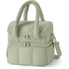 image:imageBAGSMART Insulated Lunch Bags for Women Cute Quilted Lunch Box Lightweight Puffy Padded Waterproof Lunch Tote Reusable Lunch Cooler for Work Picnic Travel BlackberrySage Green