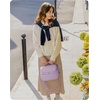 image:imageBAGSMART Insulated Lunch Bags for Women Cute Quilted Lunch Box Lightweight Puffy Padded Waterproof Lunch Tote Reusable Lunch Cooler for Work Picnic Travel BlackberryLavender Purple