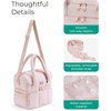 image:imageBAGSMART Insulated Lunch Bags for Women Cute Quilted Lunch Box Lightweight Puffy Padded Waterproof Lunch Tote Reusable Lunch Cooler for Work Picnic Travel BlackberryLight Blue