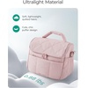 image:imageBAGSMART Insulated Lunch Bags for Women Cute Quilted Lunch Box Lightweight Puffy Padded Waterproof Lunch Tote Reusable Lunch Cooler for Work Picnic Travel BlackberryCoffee Brown