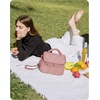 image:imageBAGSMART Insulated Lunch Bags for Women Cute Quilted Lunch Box Lightweight Puffy Padded Waterproof Lunch Tote Reusable Lunch Cooler for Work Picnic Travel BlackberryCoffee Brown