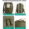 image:imageBAGSMART Travel Backpack for Women amp Men 173 inch Laptop Flight Approved Carry on Backpack with Shoe bag amp 2 Packing Cubes WaterResistant Large Business Travel Bag Weekender Bag  Navy BlueOlive Green