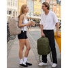 image:imageBAGSMART Travel Backpack for Women amp Men 173 inch Laptop Flight Approved Carry on Backpack with Shoe bag amp 2 Packing Cubes WaterResistant Large Business Travel Bag Weekender Bag  Navy BlueBrown