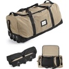 image:imageBAGSMART 83L Foldable Travel Bag Large Duffle Bag for Travel Weekender Duffel Luggage Bag for Sport College Camping Water Resistant BrownBrown