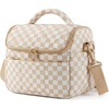 Print-Brown Checkerboard
