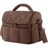 image:imageBAGSMART Insulated Lunch Bags for Women Cute Quilted Lunch Box Lightweight Puffy Padded Waterproof Lunch Tote Reusable Lunch Cooler for Work Picnic Travel BlackberryCoffee Brown