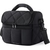 image:imageBAGSMART Insulated Lunch Bags for Women Cute Quilted Lunch Box Lightweight Puffy Padded Waterproof Lunch Tote Reusable Lunch Cooler for Work Picnic Travel BlackberryBlack