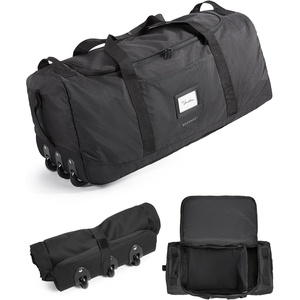 image:imageBAGSMART 83L Foldable Travel Bag Large Duffle Bag for Travel Weekender Duffel Luggage Bag for Sport College Camping Water Resistant BrownBlack