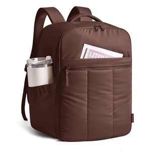 image:imageBAGSMART Backpack for Women Travel Backpack with Large Side Pocket 156 Inch Work College Backpack Purse Waterproof Business Teacher Laptop Bag Camel173 Inchocolate
