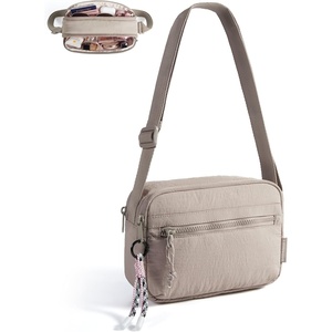 image:imageBAGSMART Cross Body Purse Small Crossbody Bags for Women Travel Purse Casual Shoulder Handbag WalletBrown