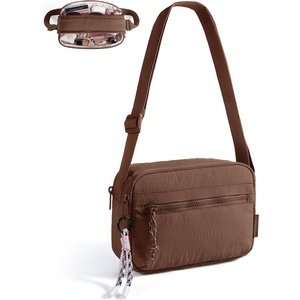 image:imageBAGSMART Cross Body Purse Small Crossbody Bags for Women Travel Purse Casual Shoulder Handbag WalletCoffee Brown