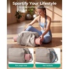 image:imageBAGSMART 2 Set Gym Bag for Women Yoga Bag with Water Bottle Holder Camel  For yoga travel sports dance 25L pilates bag overnight duffle bagChocolate