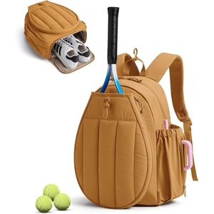 image:imageBAGSMART Tennis Gym Bag for Women 3in1 Sports Duffle Sling Backpack  Fits 40oz Tumblers 156 Laptop amp Shoes Converts to a Gym Duffle Travel Sling or Court Backpack for 2 RacketsPaddlesXOxidized Gold